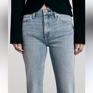 rag & bone Peyton Bootcut Jeans Malvern Mid Rise Comfort Stretch 34